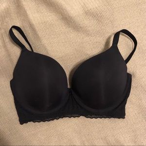 Aerie Bridget Long Line Lace Push Up Bra